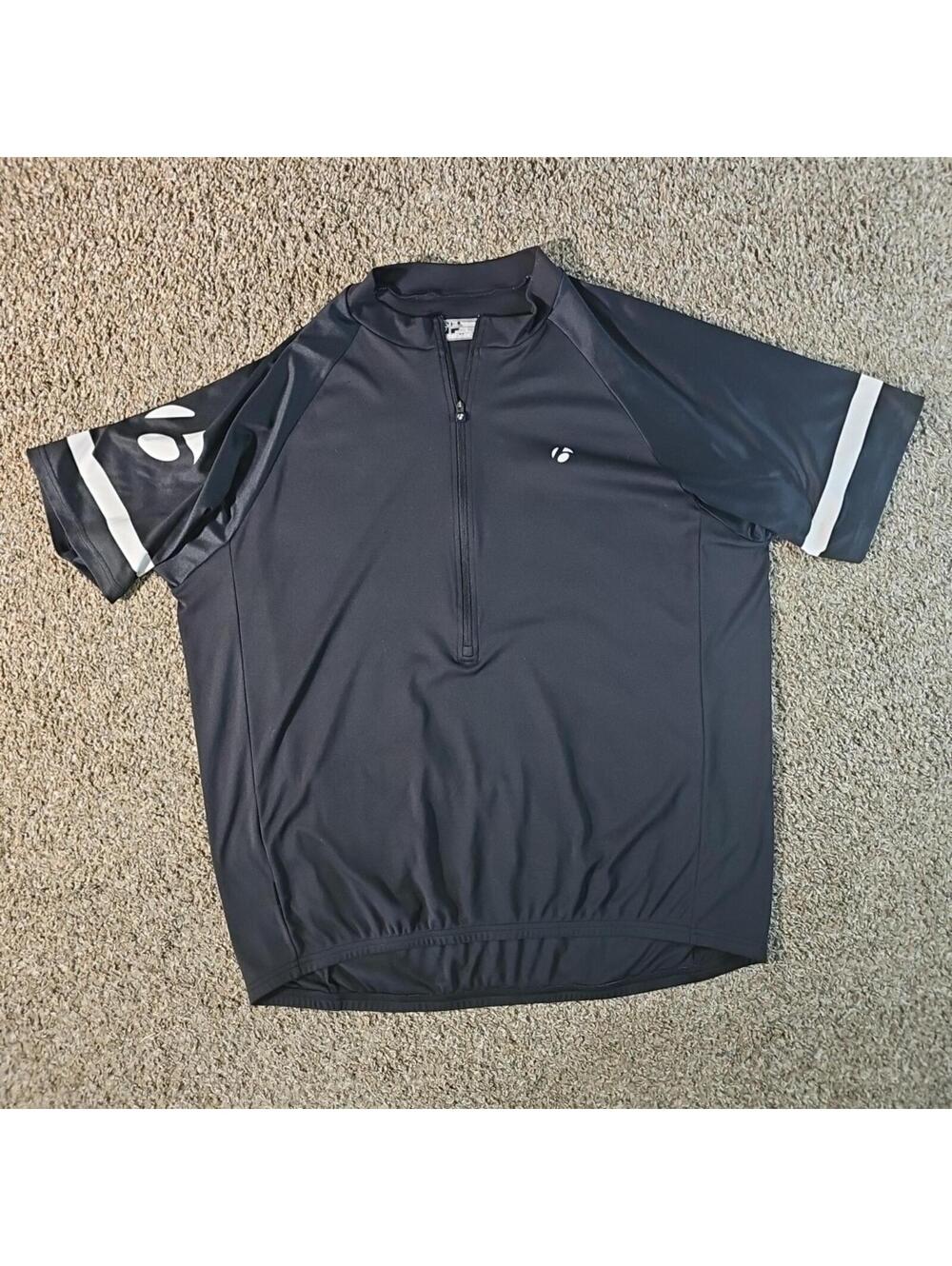 Bontrager XL 1/2 zip Black Solstice Bike Jersey